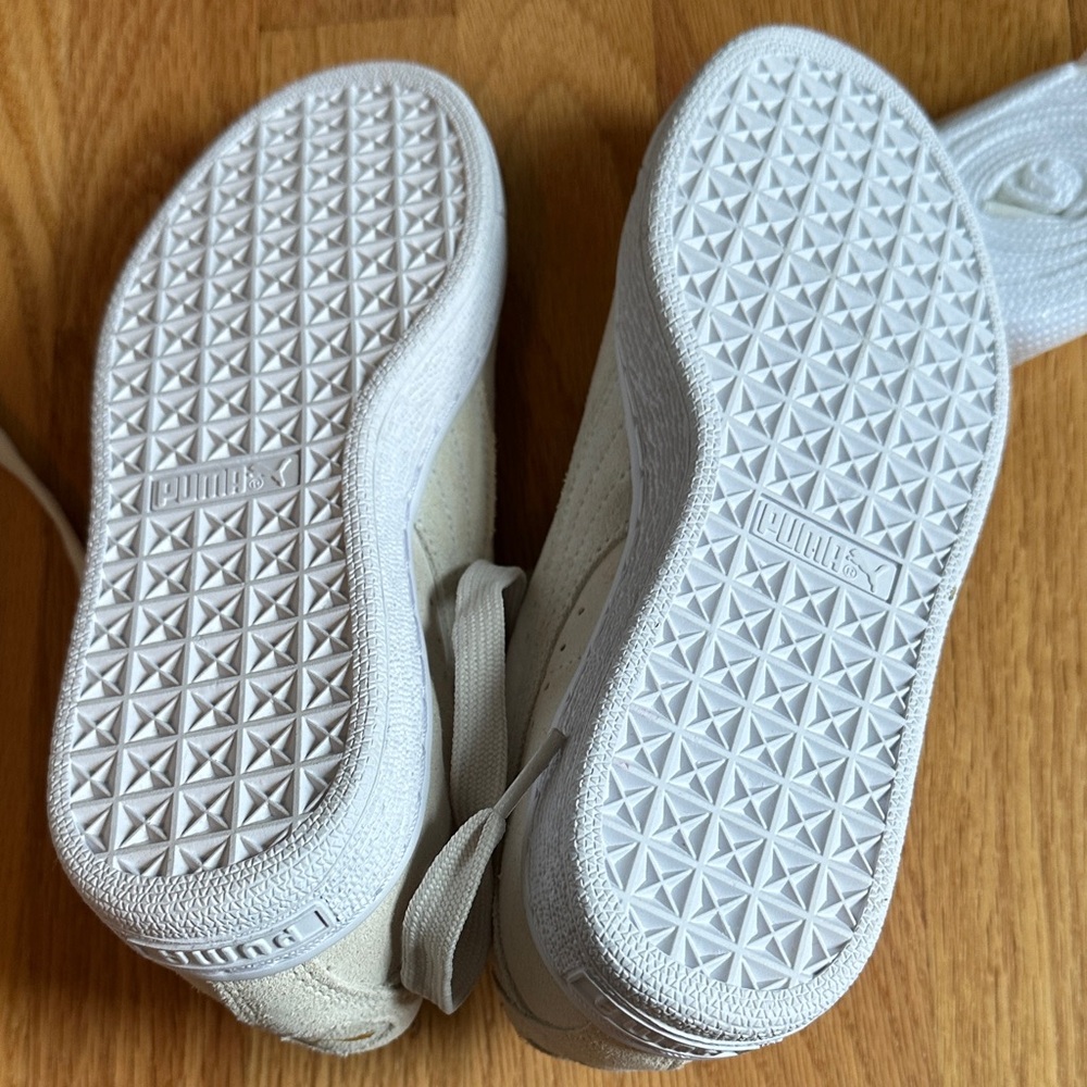 NEW in Box | Puma Cali Dreams Suede Sneakers in White Nimbus Cloud - Picture 9 of 9